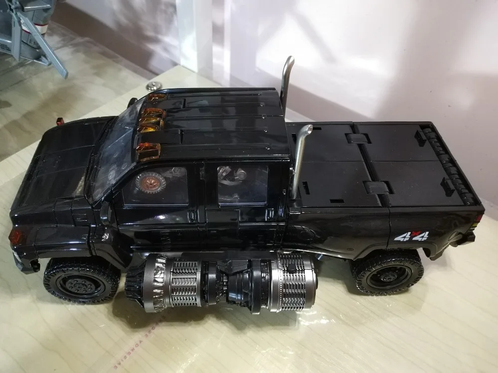 Черная Мамба LS-09 трансформация автомобиля игрушки оружие Expert модель грузовика из сплава игрушки большой размер фигурка ко Робот ребенок игрушки подарки