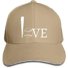 Мужская Женская бейсбольная кепка с надписью Love