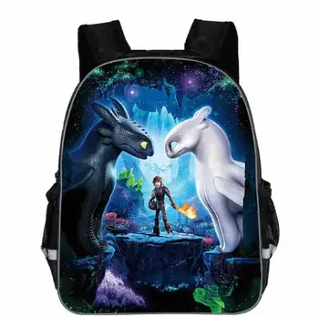 

13 Inch How to Train Your Dragon Kindergarten Infantile Small School Bags Bookbags Children Baby Toddler bag Kids Backpack