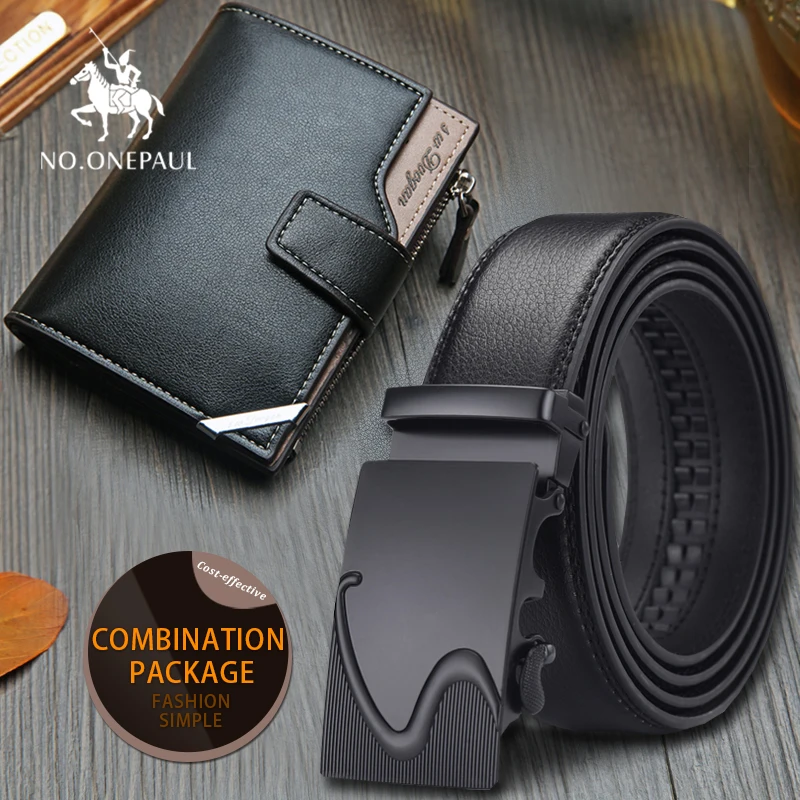 Ceny Zestaw zestaw kombinezon męski pasek 100 cm 130 cm luksusowy pasek 2019 nowy projektant automatyczna klamra skórzany wzór powierzchnia ziarno trwałe przytulne