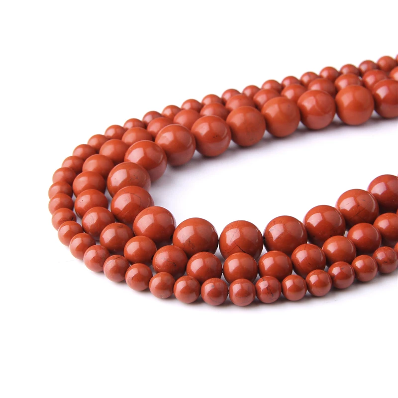 Бусины Из Натурального Красного камня Jaspers бусины из натурального диаметром 6 8 10
