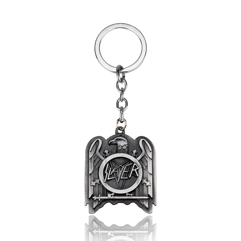 K471-silver Горячая Классический музыкальный рок брелок группы красный брелок язык металлический сплав Шарм брелок массивное ювелирное изделие подарок брелок для веера - Цвет: K471-silver