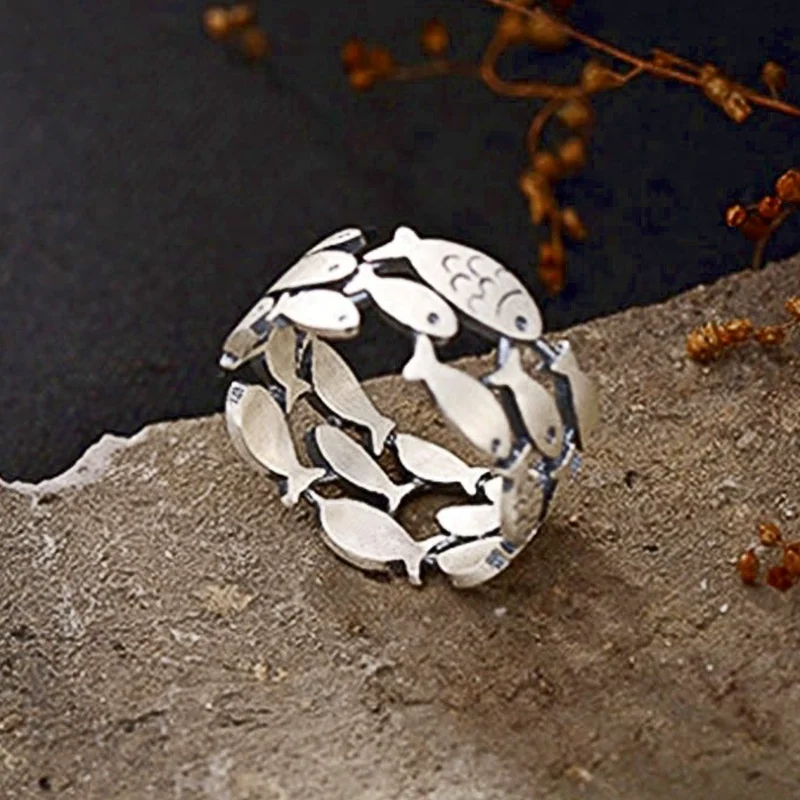 Finger Ring Jewelry Accessories for Women Metallic Style