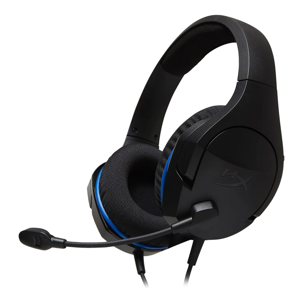 Гарнитура HyperX Cloud Stinger Core проводная, стерео, 20–20000 Гц, 16 Ом, 99 дБ, цвет: черный/синий