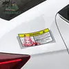 EARLFAMILY Car Sticker for Darling In The Franxx Zero Two Warning Slap Stickers Anime Vinyl JDM Window Decal Car Accessories ► Photo 2/5