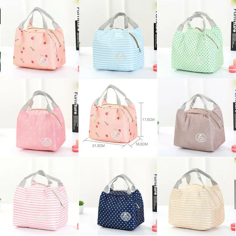 

Thickened Portable Thermal Insulated Cooler Bento Lunch Box Tote Picnic Bag