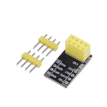 10 pces a31 para ESP-01 esp8266 ESP-01S modelo do adaptador de placa de pão serial esp8266 wifi módulo transceptor breakout uart