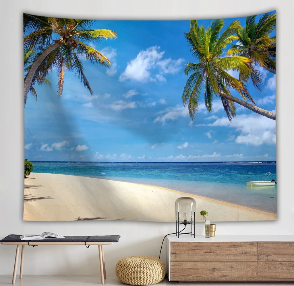 Yaapeet 1pc Polyester Wall Tapestry Beach Tropical Printed Wall Hanging Pretty Sunset Wall Tapestry Sea View Wall Art Decor
Yaapeet 1pc Polyester Wall Tapestry Beach Tropical Printed Wall Hanging Pretty Sunset Wall Tapestry Sea View Wall Art Decor