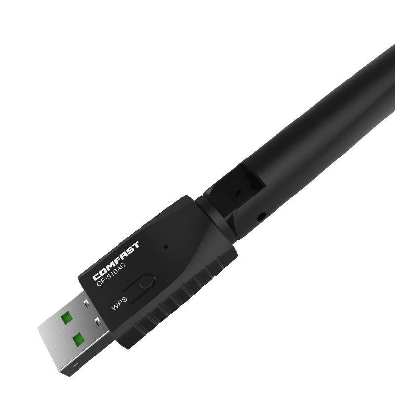 Comfast 600 Мбит/с Мощность двухдиапазонный 6dBI Wifi USB Wlan адаптер 802.11AC 2,4G+ 5 ГГц беспроводной USB WiFi Lan dongle адаптер