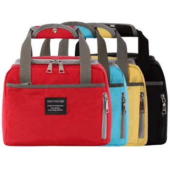 

1PCs Waterproof Thermal Insulation Bag Multifunctional For Student Office Worker Convenient Lunch Box Tote Food Bags