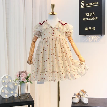 

Mihkalev 2020 Summer Kids Dresses For Girls Lace Chiffon Princss Dresses For Party Clothes Children Ruffles Tutu Dress Costume