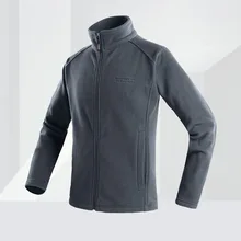 Мужской осенний и зимний стильный кардиган из ультратонкого флиса, однотонное бейсбольное пальто без подкладки с воротником