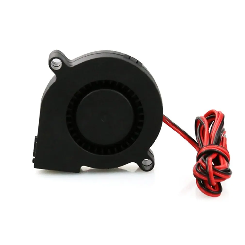 1pcs Mini Cooling Fan 3D Printer Parts 5015 Radial Turbo Blower Fan DC 12V Cooling Fan For 3D Printer Cooling Heatsinks