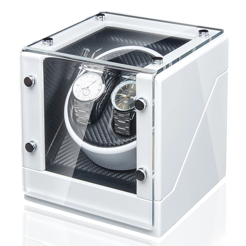 

Double Watch Winder Box for All Automatic Mechanical Watches with Quiet Mabuchi Motor Color 5 Modes Overseas warehouse shippment