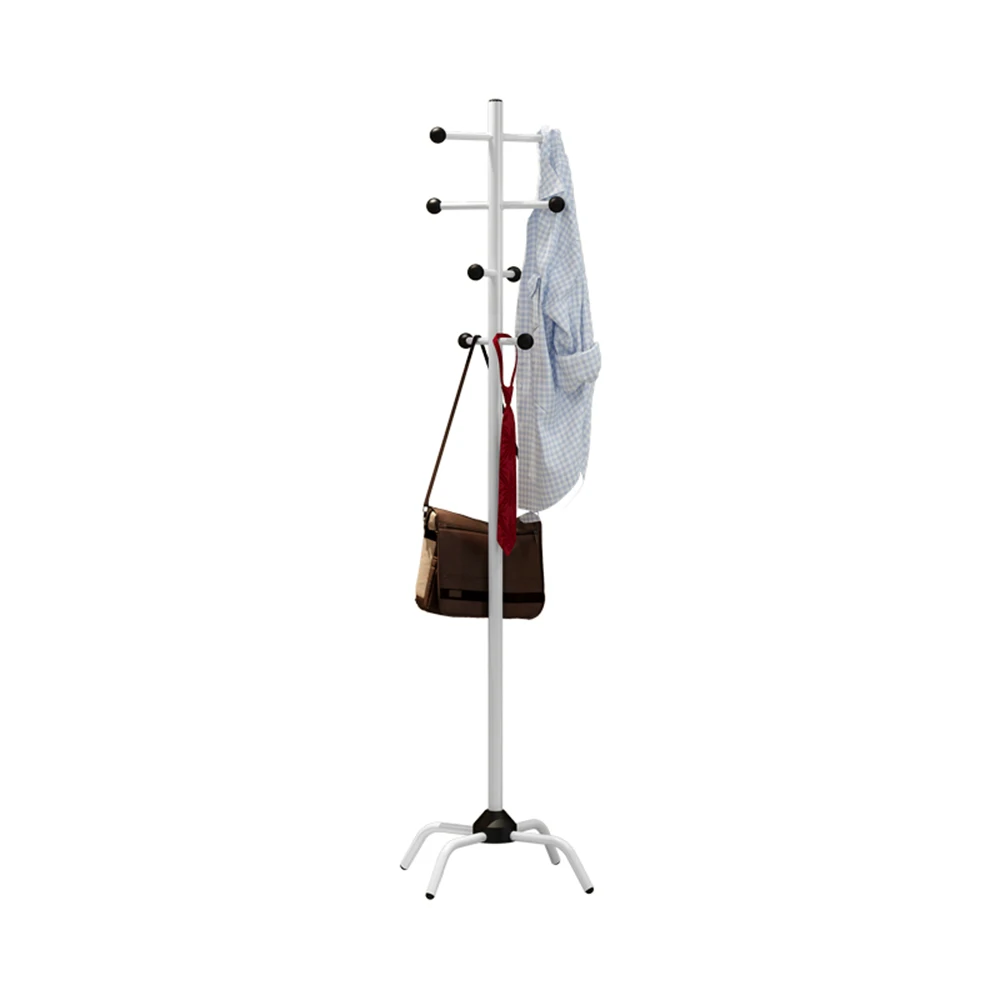 Вешалка для одежды Hallstand, вешалка для одежды, подставка из дерева, свободная подставка с 8 подвижными крючками, 4 фута, основа для кухни ванной спальни