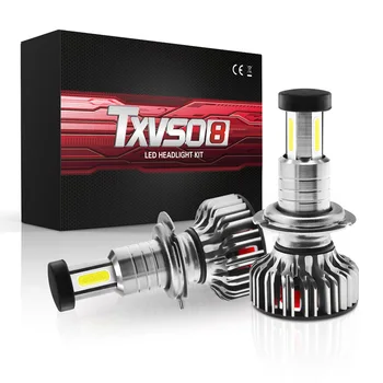 

Auto LED Headlight High+low beam Canbus 30000LM Replacement 1 Pair Car