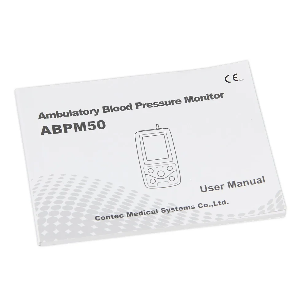 ABPM50 24 часа Амбулаторный монитор кровяного давления Holter ABPM Holter BP монитор с программным обеспечением contec