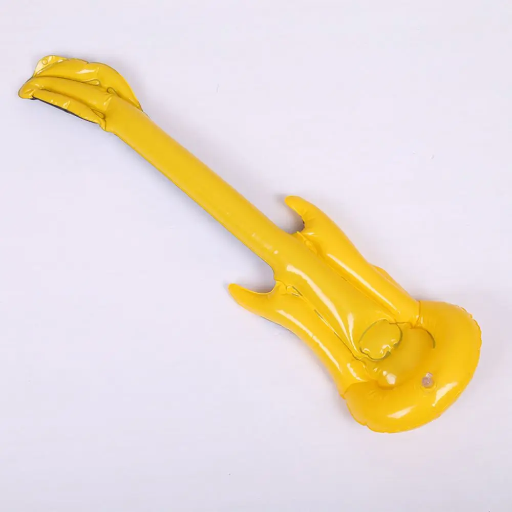 2020 New Arrival Children Kids Rock Roll Fashion Inflatable Toy Air Filler Guitar PVC Birthday Creative 4