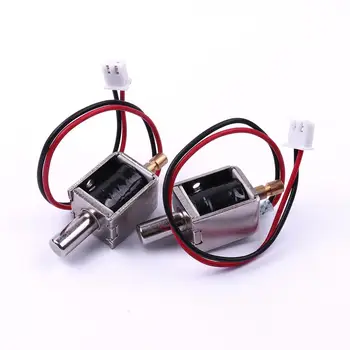 

2Pcs DC 12V 0.43A Electronic Lock Catch Door Release Assembly Solenoid Access Control Electric Bolt Lock