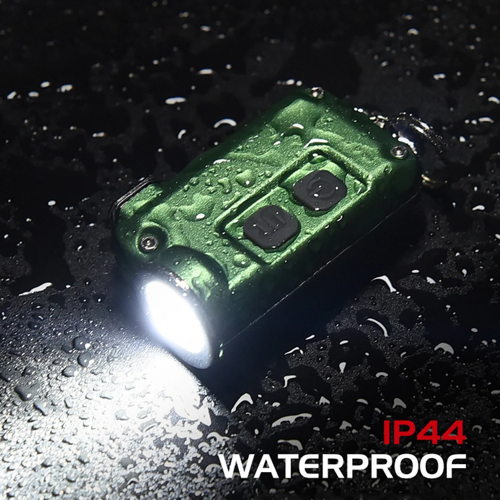 

Camping Key Chain Flashlight Wear Resistant Outdoor Climbing Portable Backpack Led Multifunctional USB Rechargeable Mini