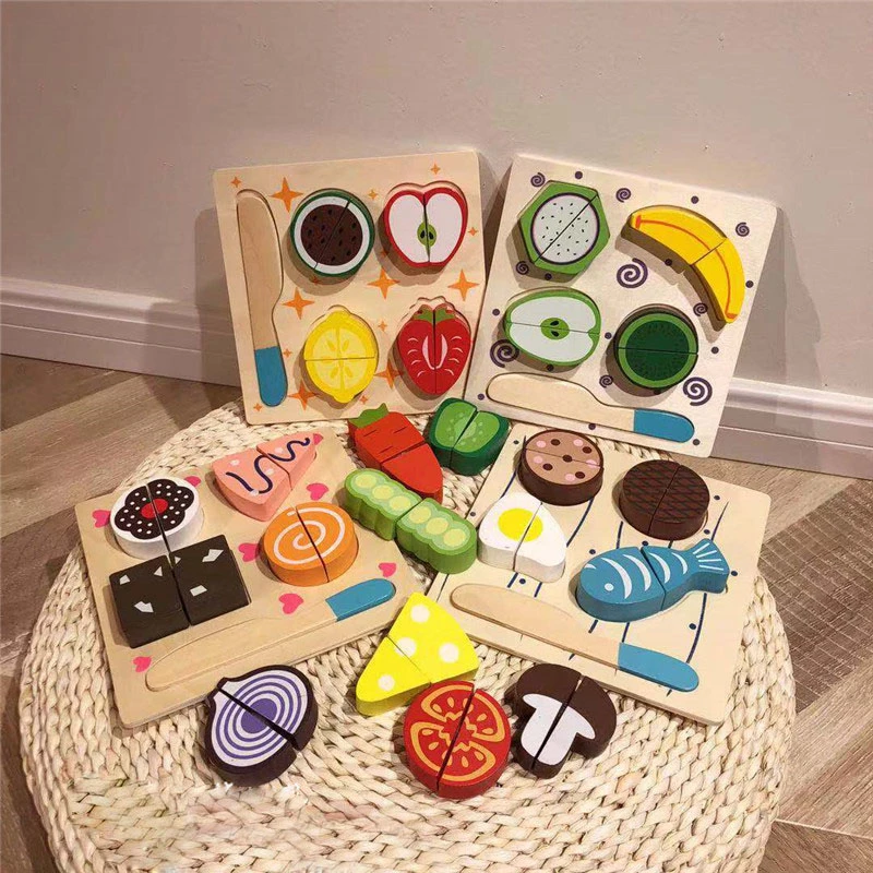 kids wooden food