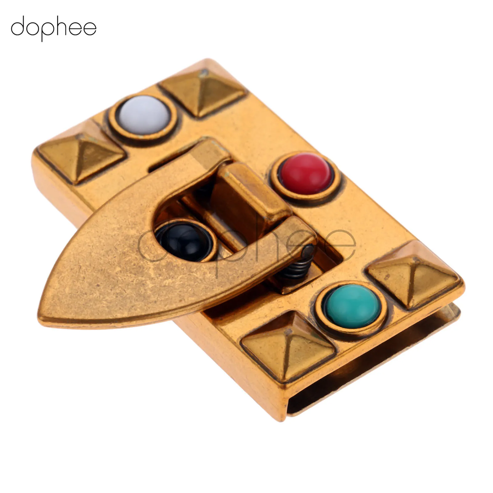 Dophee 1 шт. прямоугольной формы металлическая сумка Украшение для DIY Сумочка ремесло сумка на плечо аппаратное обеспечение