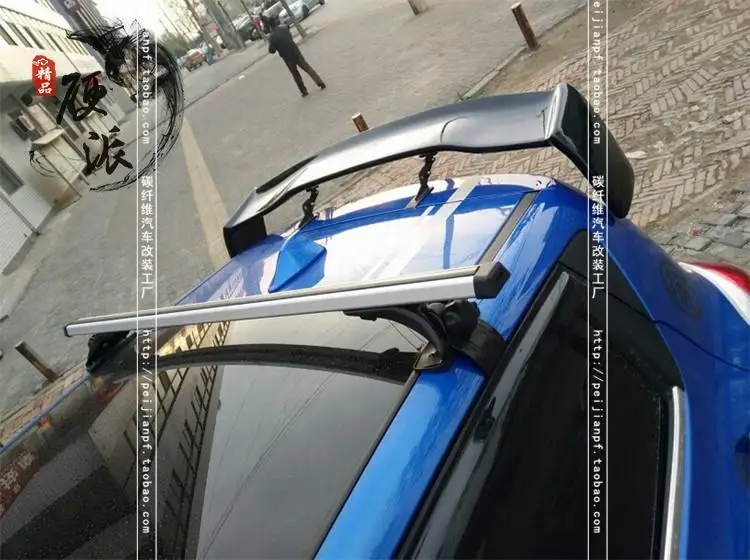 Подходит для HONDA Fit GK5- углеродного волокна задний спойлер заднее крыло
