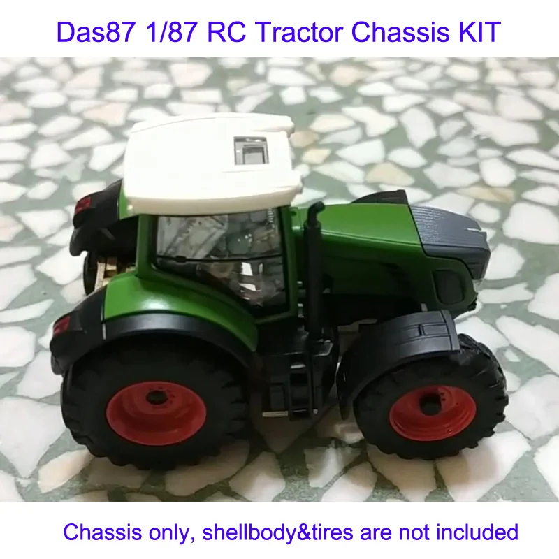 Комплект шасси dasmicro Das87 DS87E08 HO Scale 1/87 для трактора корпус и шины в комплект не