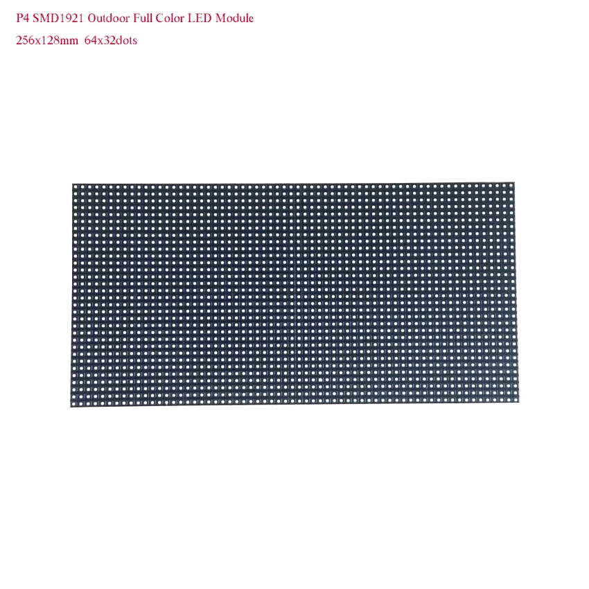 Бесшовное соединение 64x32dots 256*128 мм P4 SMD открытый водонепроницаемый полноцветный светодиодный модуль для led видео стенная панель