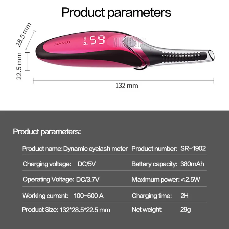 Smart beauty, электрическое USB зарядное устройство, портативное, с подогревом, для завивки ресниц, для завивки, длиннее, толще, для глажки ресниц, устройство для красоты, подарок