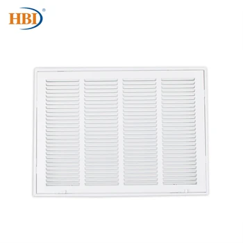 

HBI W20" x H14" Steel Air Vent Filter Return Air Grille Vent Cover White Powder Coating with Frame Ceiling and Sidewall Cover