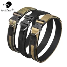 1.75 Inch Gunfighter Tactical Molle Belt Lightweight Quick Release Metal Buckle Nylon Webbing Airsoft Paintball Waist