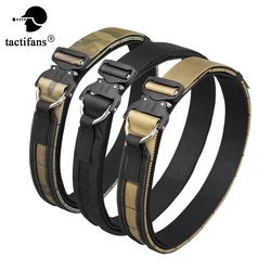 1.75 Inch Gunfighter Tactical Molle Belt Lightweight Quick Release Metal Buckle Nylon Webbing Airsoft Paintball Waist