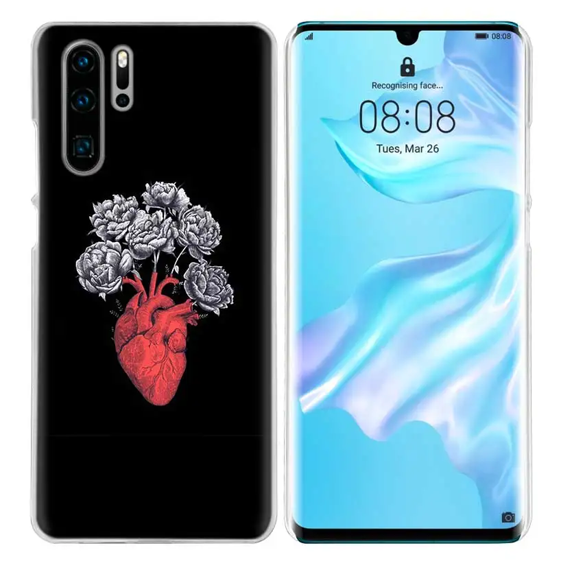 Жесткий Чехол для ПК huawei P30 P20 P10 mate 30 20 10 Nova 5 5i Pro Lite P Smart Z Plus человеческий головной убор
