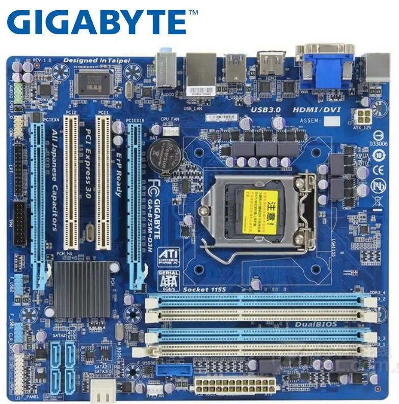 Gigabyte Placa Base Lga 1155 Ddr3 Ga 5m D3h 32gb Vga Dvi 5 De Escritorio 5m D3h Placas Base Aliexpress
