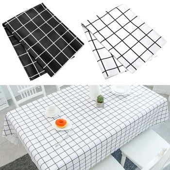 

NICEYARD 80*130cm Table Cover Nordic Pastoral Style PVC Tablecloth Waterproof and Oilproof Anti-Scalding