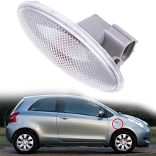 

12V Car Dynamic Side Marker Lights Blinker Turn Streamer Lamps For Toyota Yaris Car Front Fender Lights Side Turn Signal Lamp