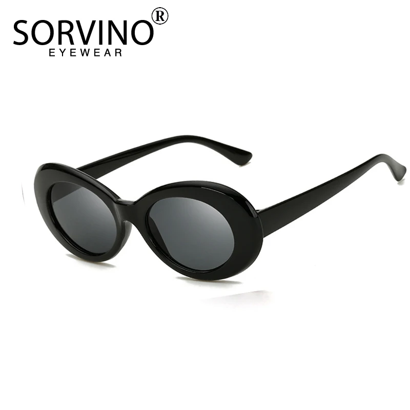SORVINO винтажные очки Kurt Cobain Овальные Солнцезащитные для женщин и мужчин брендовые