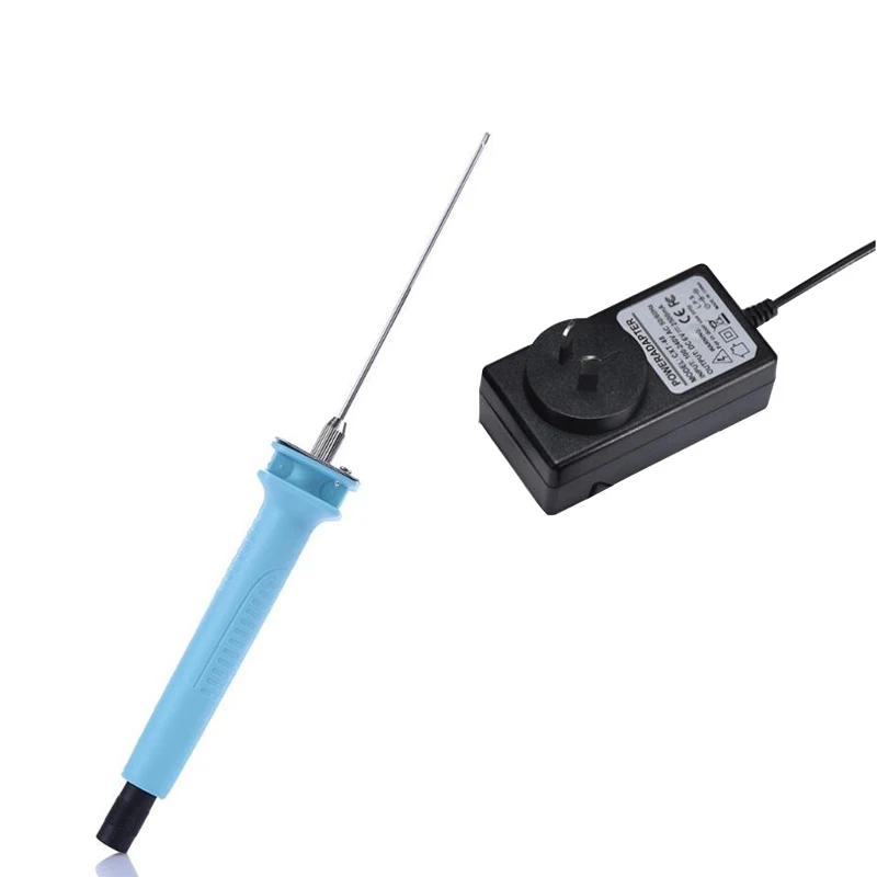 AUS Plug Профессиональный электрический пенопласт 10 см 15 Вт пенополистирол пенопласт Нож Горячая проволочная ручка пены AU US UK EU адаптер трансформатора - Цвет: AUS Plug