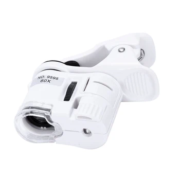 

LED 60X miniscope Jeweler Loupe nifying Glass nifying glass UV light