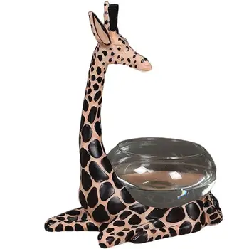 

1pc Plant Vase Adorable Giraffe Design Decorative Creative Deliacte Fish Tank Plant Vase Flowerpot for Home