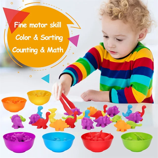 Montessori Color Sorting Toys Matching Game Baby Toys Fine Motor Training Educational Toys Montessori Games For Kids 2 3 4 Years 2