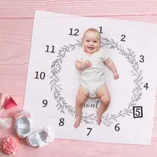 Новорожденный плед для фотографирования ребенка венок из листьев одеяло коляска Пеленать Обернуть аксессуары для фона подставка под фото Детские принадлежности