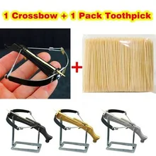 Mini corda de besta kirsite plástico chaveiro descompactar brinquedo super galvaniza lançamento palito preto prateado conjunto diy