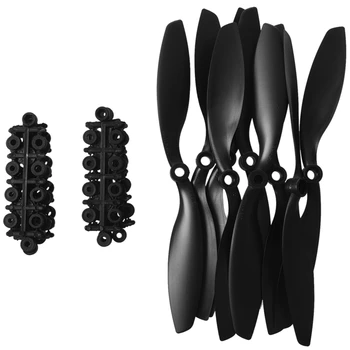 

New Arrival- 5pair 8045L 8 x 4.5L CW CCW Plastic Propeller Prop for 4-axis Plane