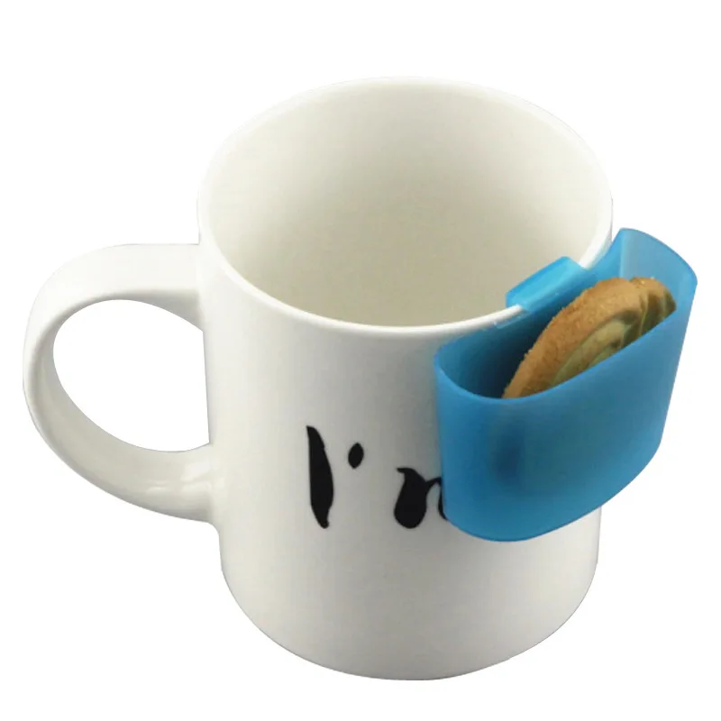 Multifunction Biscuit Rack Portable Tea Bag Holder Clip Bottle Gadget for Cookies Storage Drinking Cup