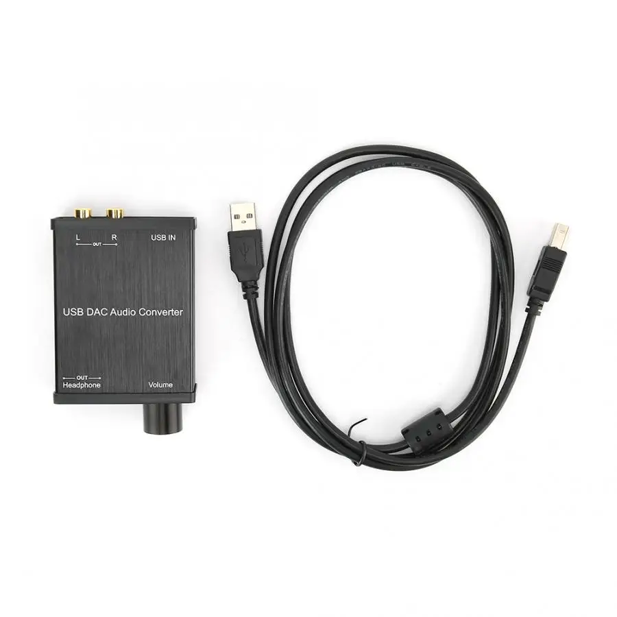 GV-022 USB звуковая карта Plug and Play DAC аудио конвертер адаптер для компьютера |
