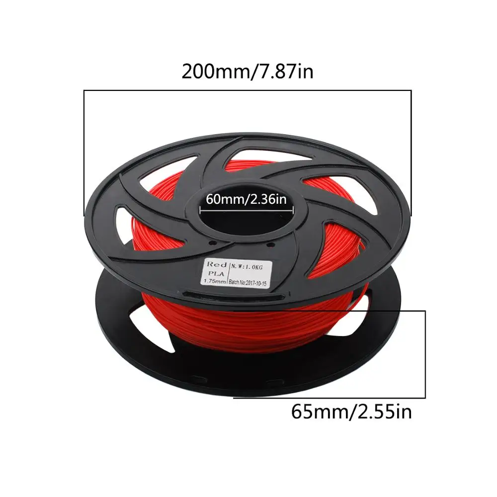 FUSICA ABS 3D нити 1,75 мм 1 кг 3D полиграфические материалы для 3D принтер 3D ручка