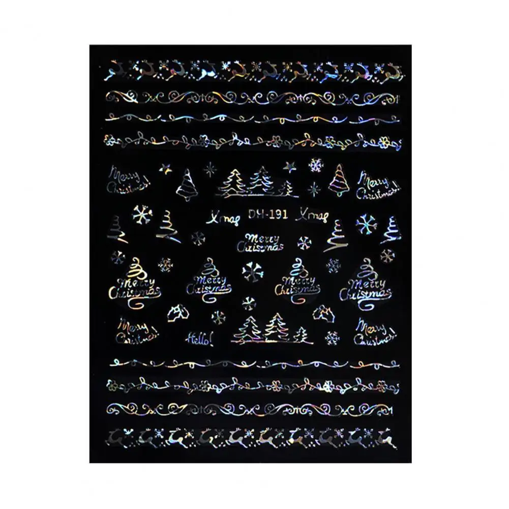 

Delicate Smooth Fabulous Snowflakes Christmas Nail Art Foils Winter Decor for Winter Manicure Sticker Nail Decals