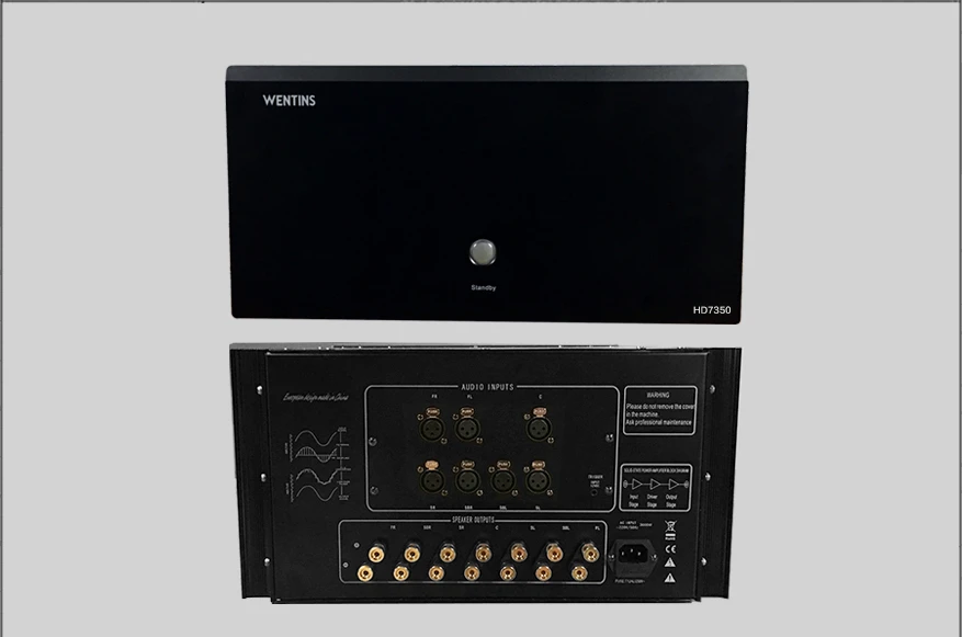 WENTINS HD7350 7 каналов 350 Вт(каждый канал) Домашний кинотеатр усилитель мощности AV усилитель